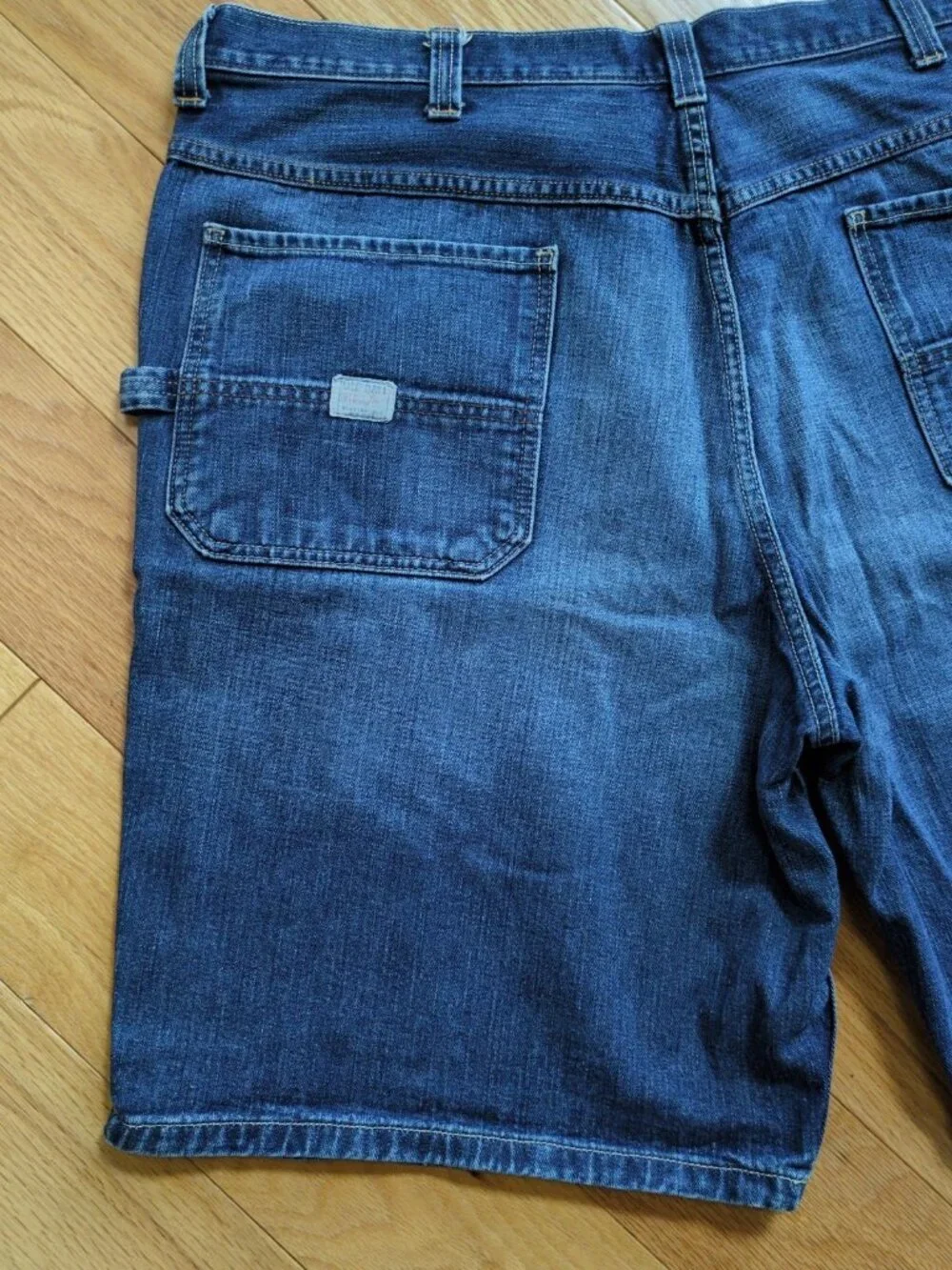 VTG Old Navy Painters Jean Shorts Mens 44 Carpenter Baggy Loose Fit Denim Jorts